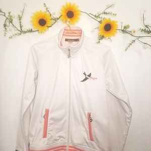 Luxirie by LRG embroidered zip up sweater